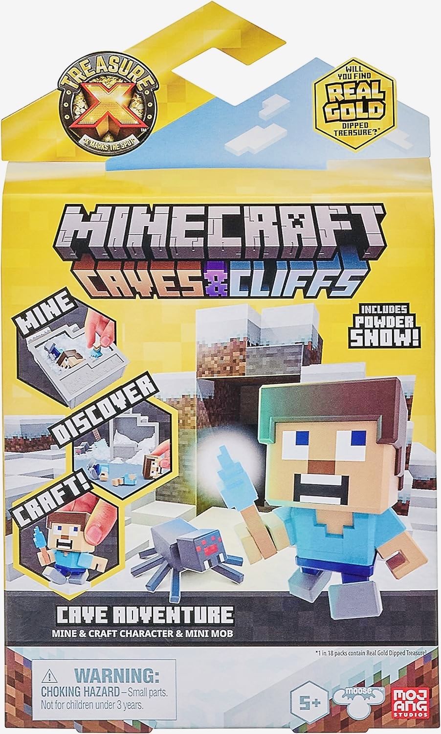 Treasure X Minecraft Caves & Cliffs Набор Приключения в Пещерах