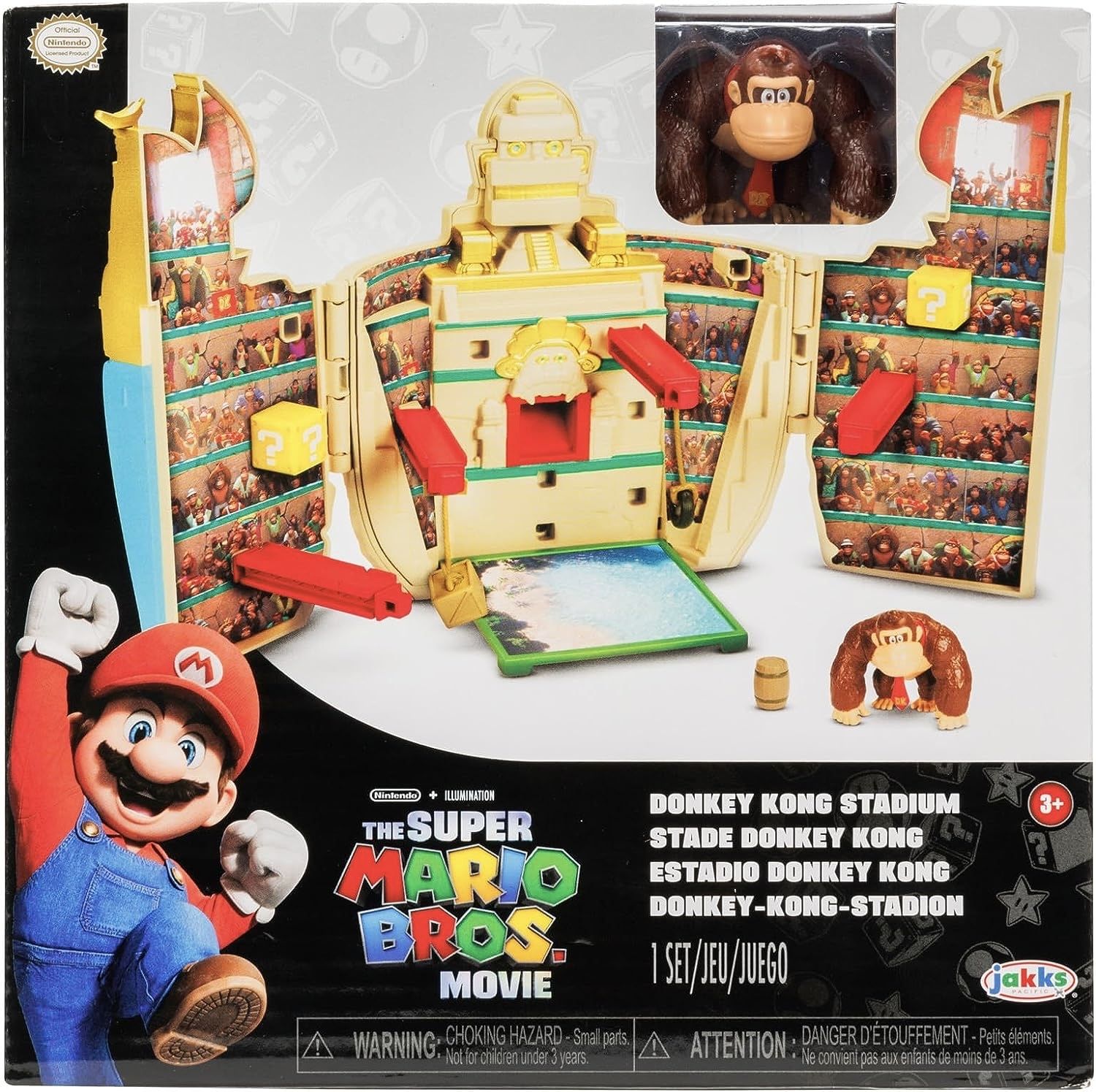 Donkey Kong Игровой набор Donkey Kong Мини Арена, фигурки волна 2 (Ограниченное издание) The Super Mario Bros. Movie