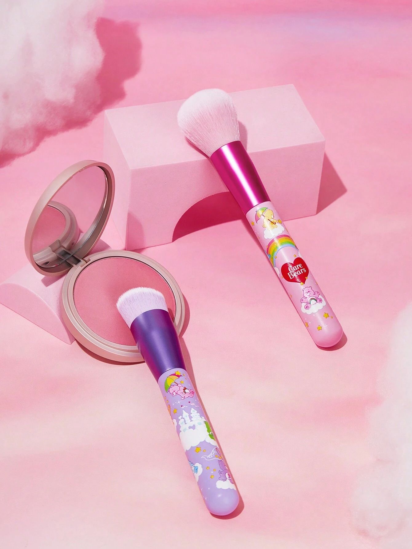 Заботливые мишки Косметический набор больших кистей Care Bears, 2 шт.