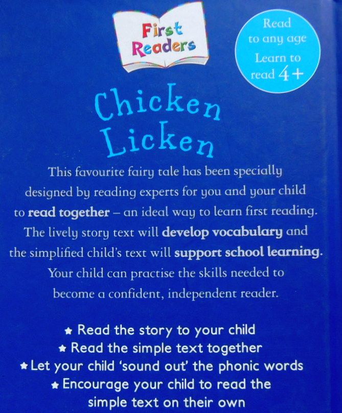 Let's start reading. Chicken Licken 