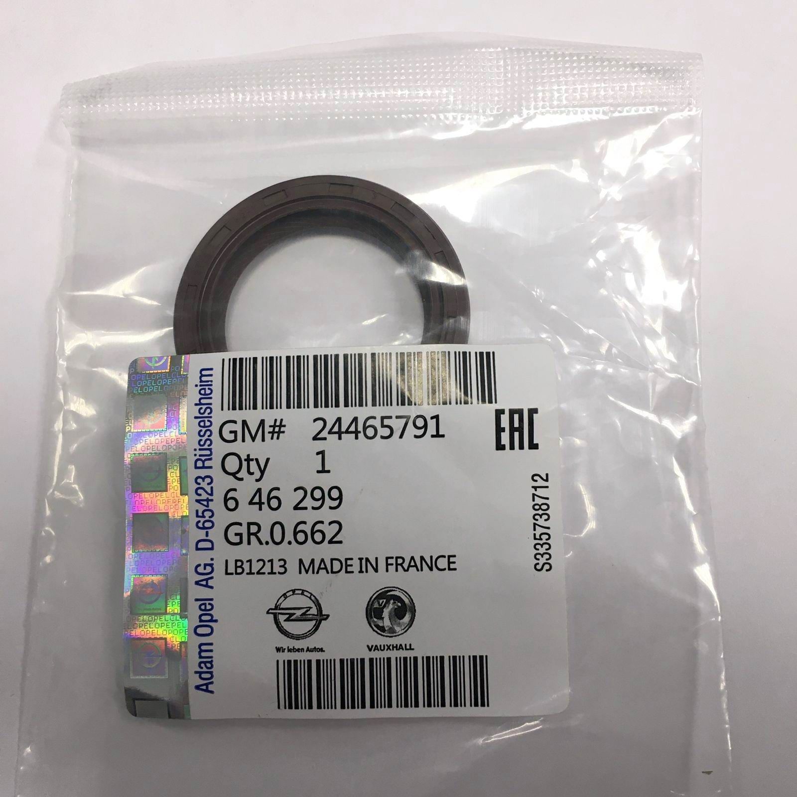 24465791СальникколенвалапереднийGMоригинал