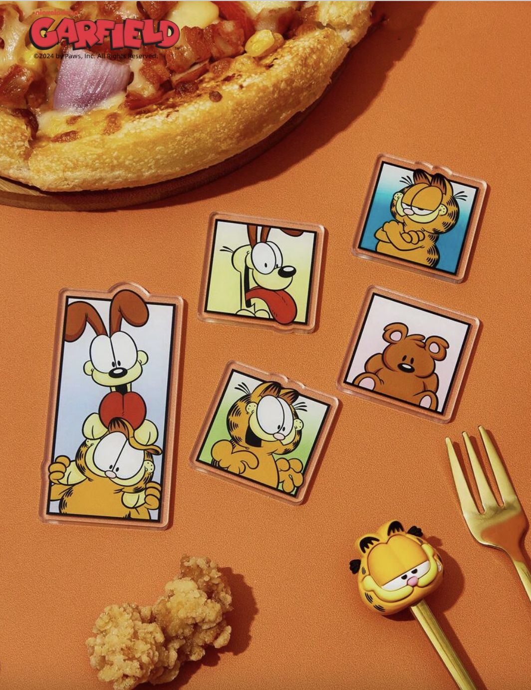 Гарфилд / Garfield Набор магнитов