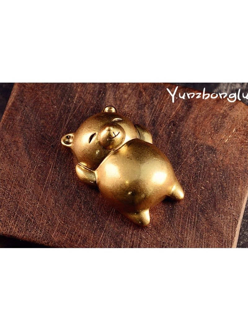 yunzhongluстатуямедвежонка,меднаястатуя,изделиедекоративногоискусства