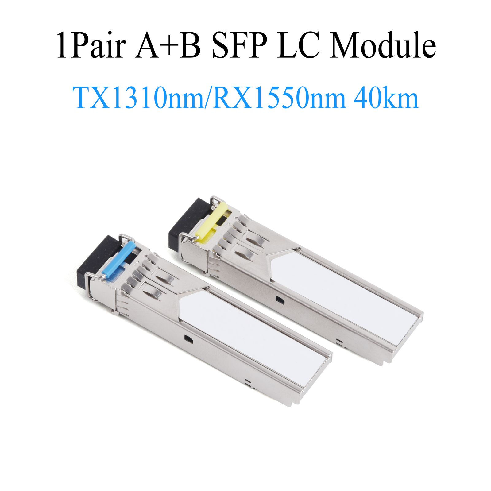 1PairGigabitFiberSFP-модуль1000MLC1.25G1310nm/1550nmодномодовыйA+B-оптическиймодуль,подходящийдлякоммутатораCiscoMikrotikEthernet