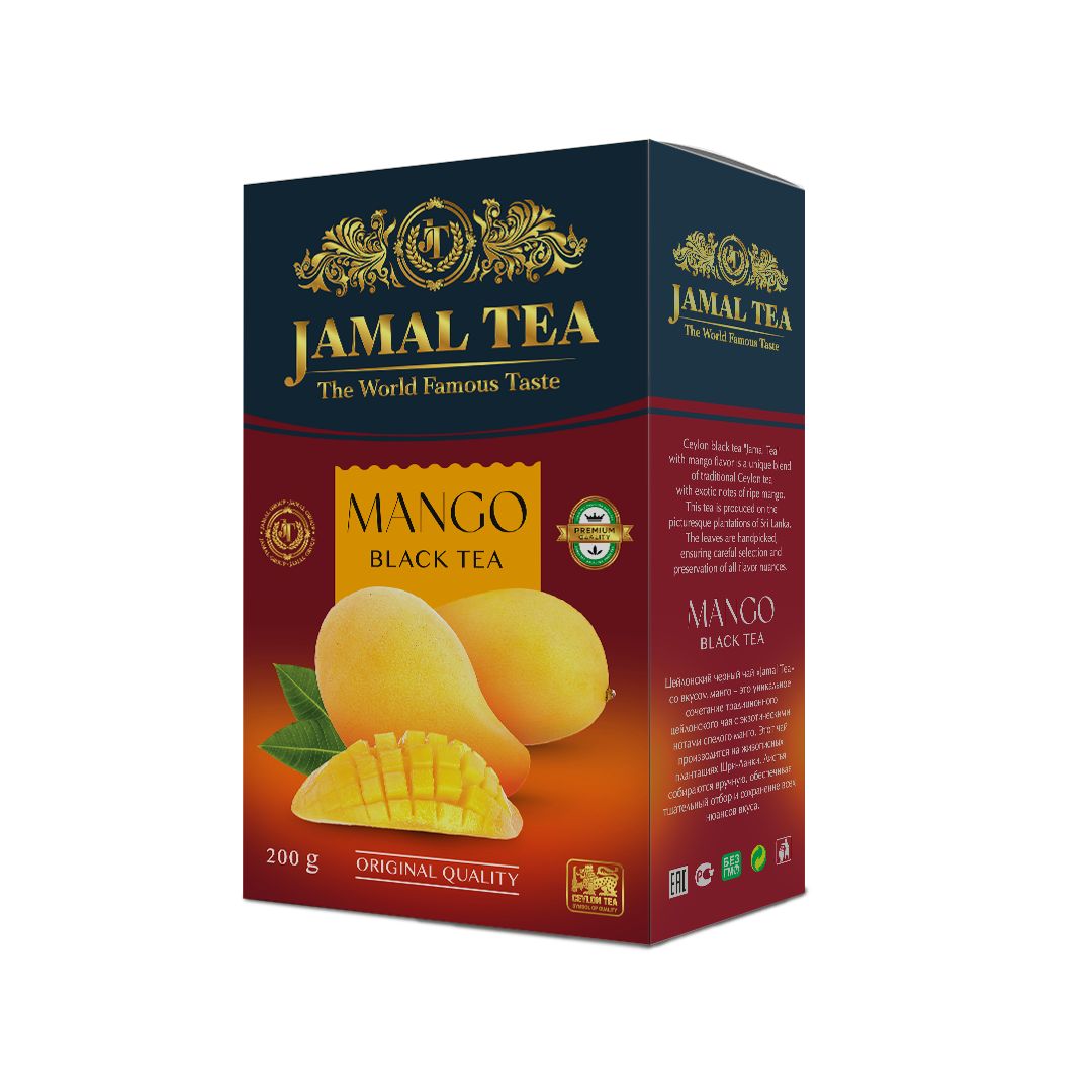 ЧайсмангочерныйлистовойцейлонскийJamal,200г/Джамал