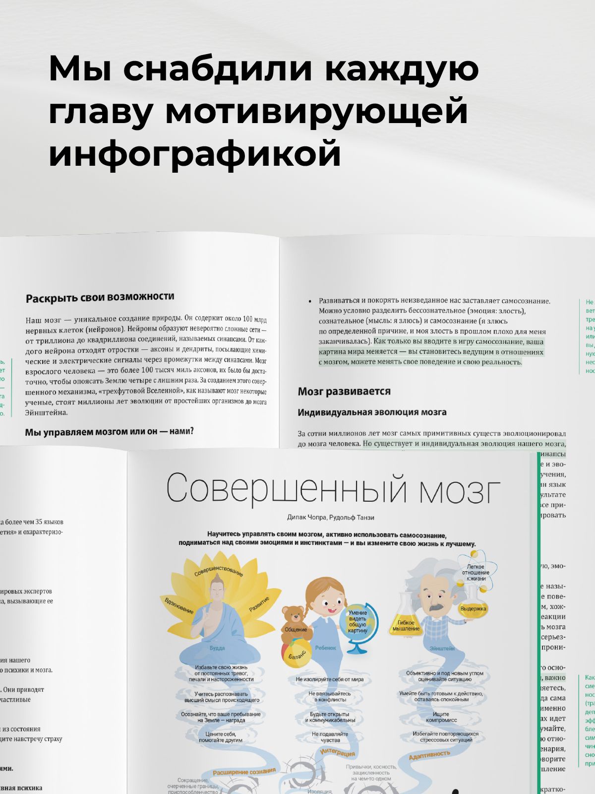 Мозг может все. Визуальная инструкция по возможностям вашего мозга создавать реальность | Your Brain Can Do Anything: A Visual Guide to Your Brain's Ability to Create Reality - Ozon image 3