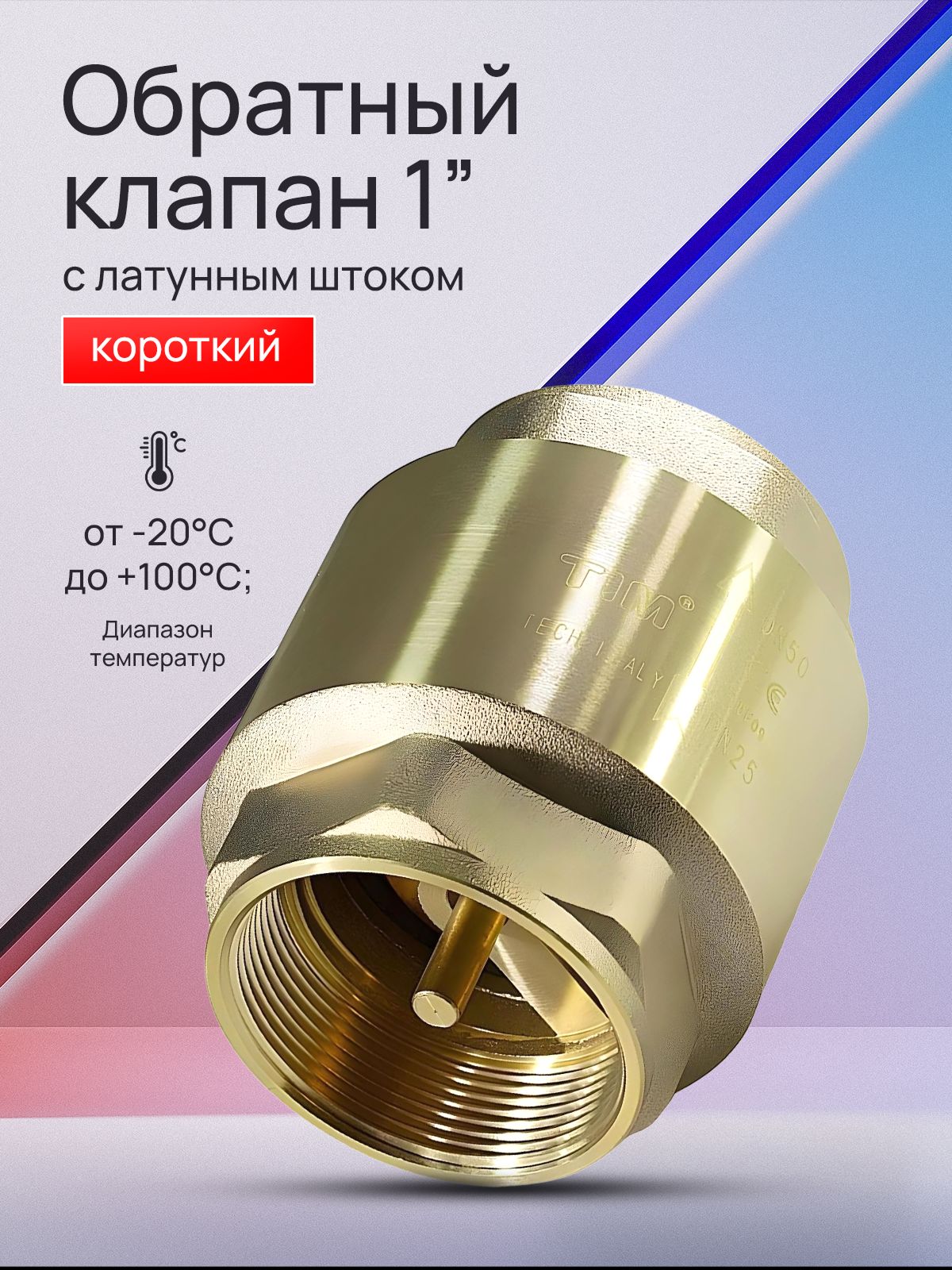 Обратныйклапан1"малыйTIMJH-1012std