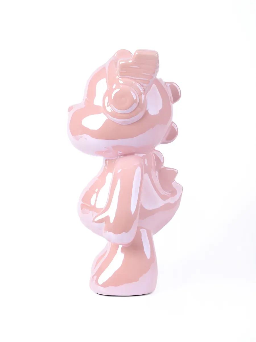 Медведь космонавт bearbrick Розовый 26cm ZG794-1C