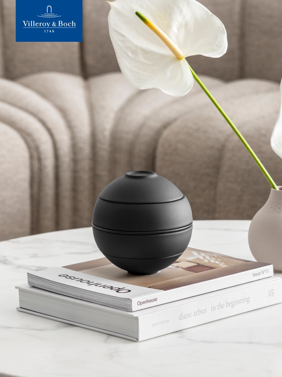 Наборпосудына2персоны,5предметов,LaPetiteBouleBlackIconic,Villeroy&Boch,Премиум-Фарфор