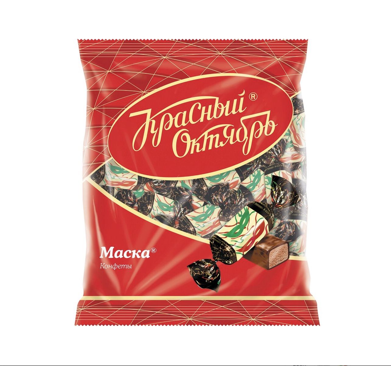 Конфеты шоколадные Рот-Фронт Маска, с пралине, 250 г