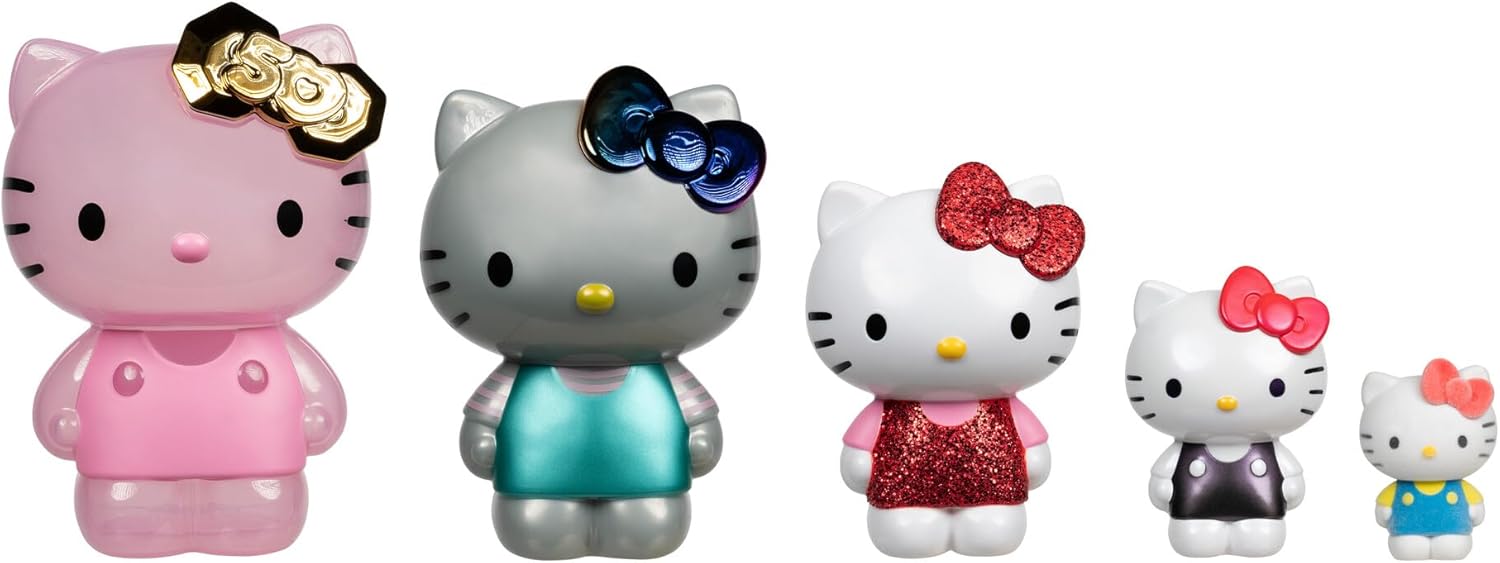 Hello Kitty / Хеллоу Китти Юбилейный набор фигурок-вкладышей 50 лет дружбы