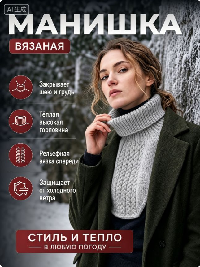 Манишка снуд #1
