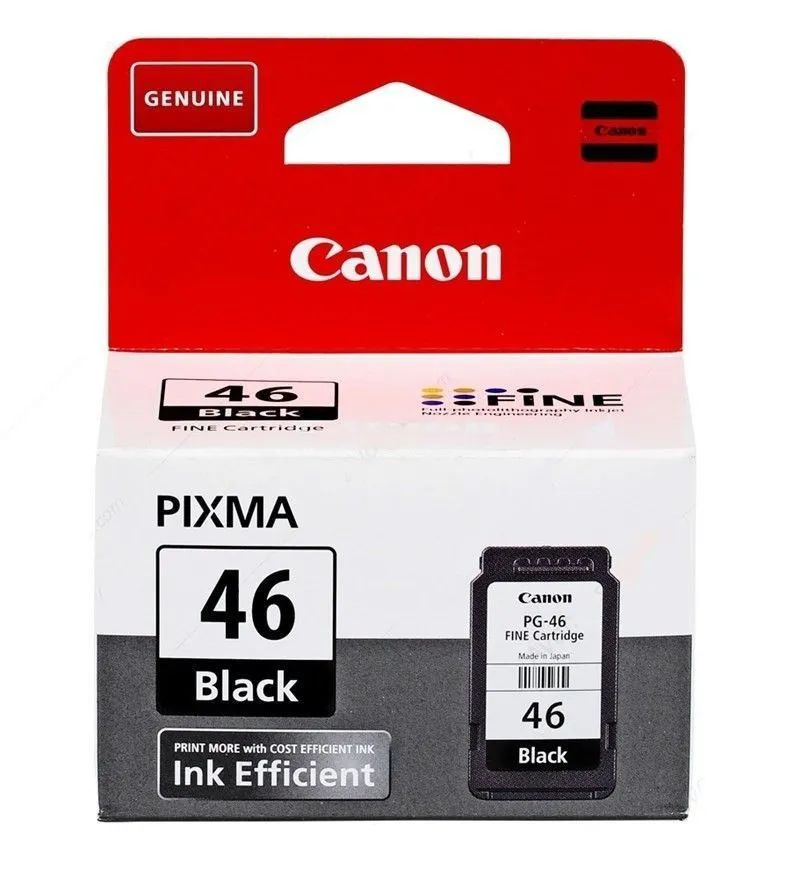 Картридж для струйного принтера Canon PG-46 черный купить по низкой ...
