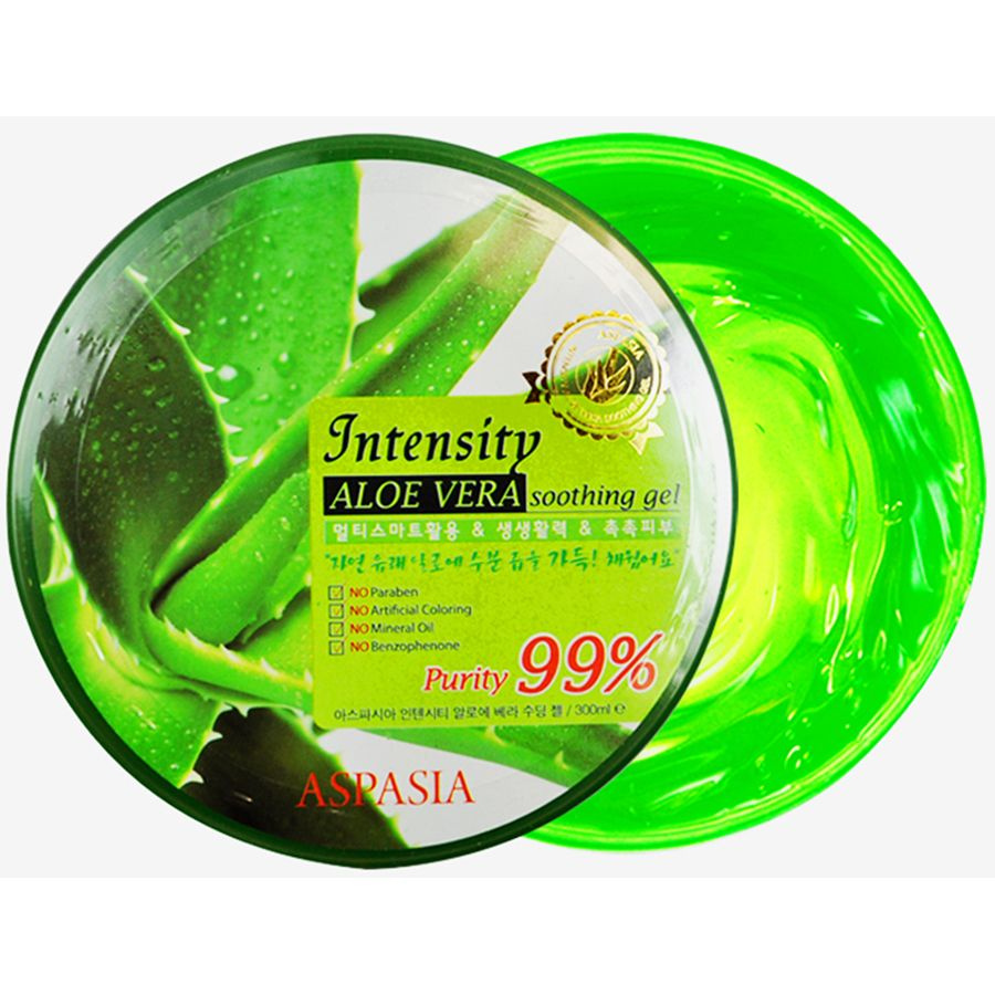 Aspasia Гель алоэ вера для лица, тела и волос несмываемый Aloe 99% ...