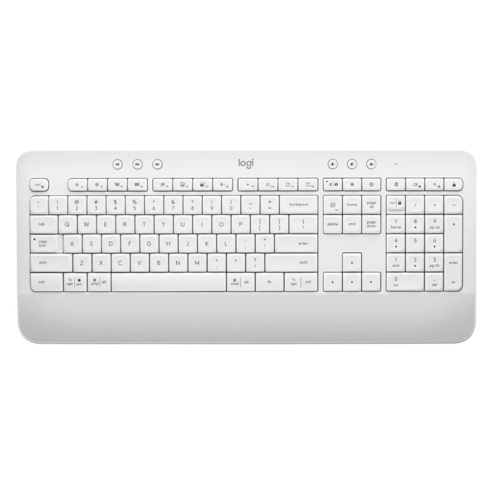 Logitech Клавиатура беспроводная Signature K650 Off-White (русская раскладка), Английская раскладка, #1