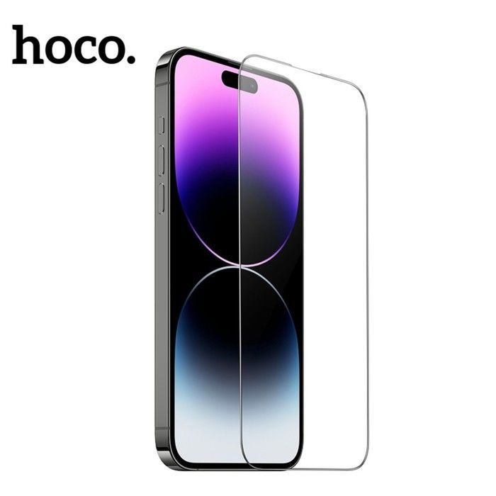 Защитное стекло Hoco для Iphone 15 Pro, Full-screen, 0.4 мм, полный клей  #1