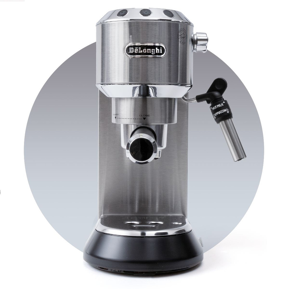 DeLonghi Кофеварка рожковая Dedica EC685.M, серебристый купить на OZON ...