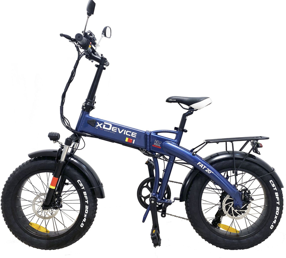 Электровелосипед xDevice xBicycle 20 FAT, складной fat-bike , 750Вт, АКБ Корея 10.5Аh, крутая обновленная #1