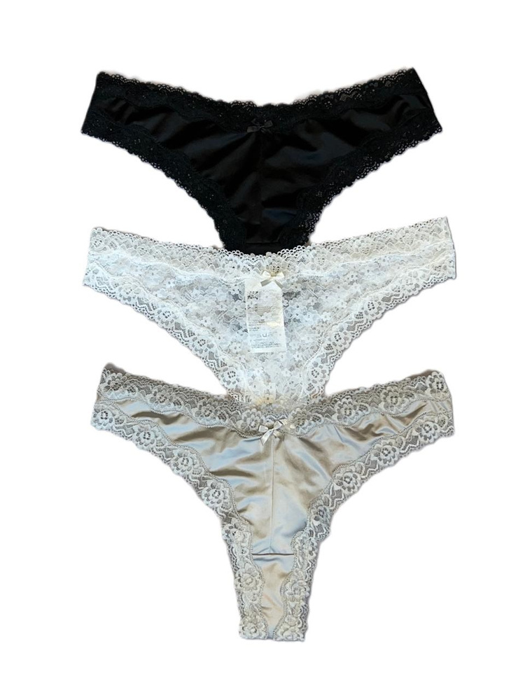 Комплект трусов бразильяна H&M Ladies Briefs, 3 шт #1