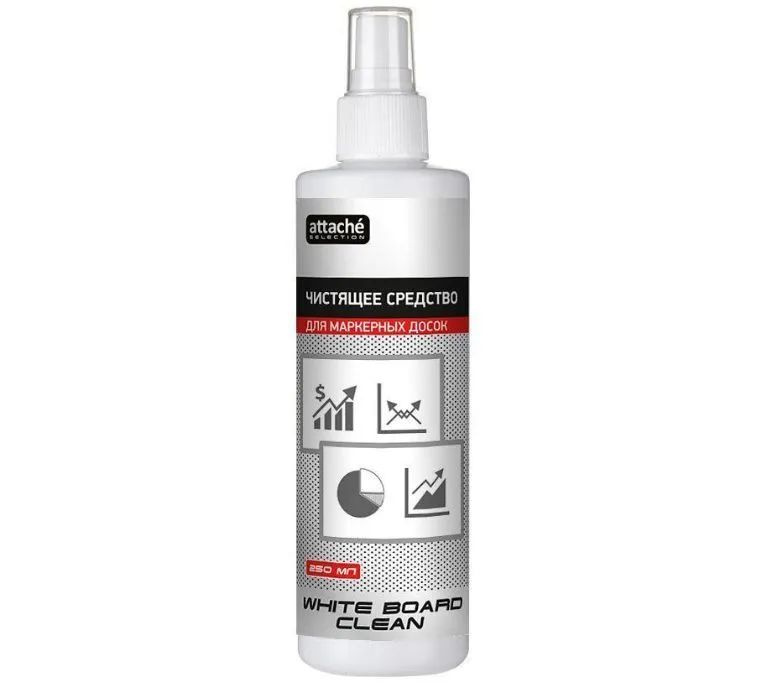 Attache Selection Спрей для чистки маркерных досок, White Board Clean ...