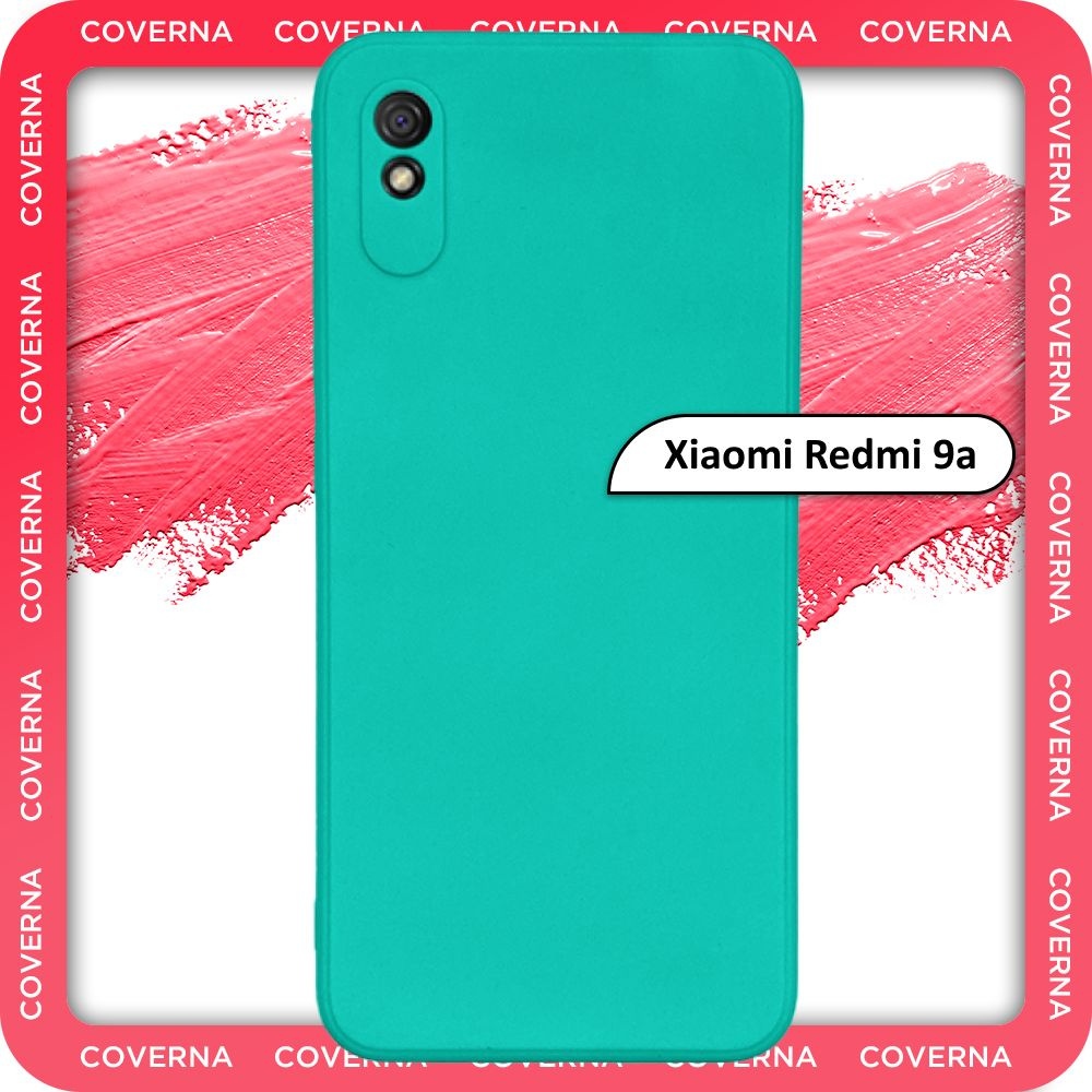 Чехол на Xiaomi Redmi 9a / для Редми 9а, накладка с однотонной матовой  поверхностью Soft Touch - купить с доставкой по выгодным ценам в  интернет-магазине OZON (787695081)