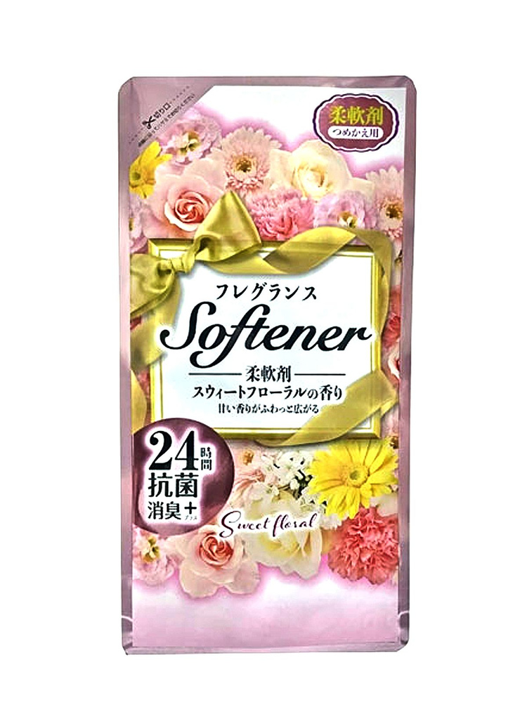 NIHON / Кондиционер для белья "Softener Sweet Floral" (с антибактериальным эффектом и нежным цветочным #1