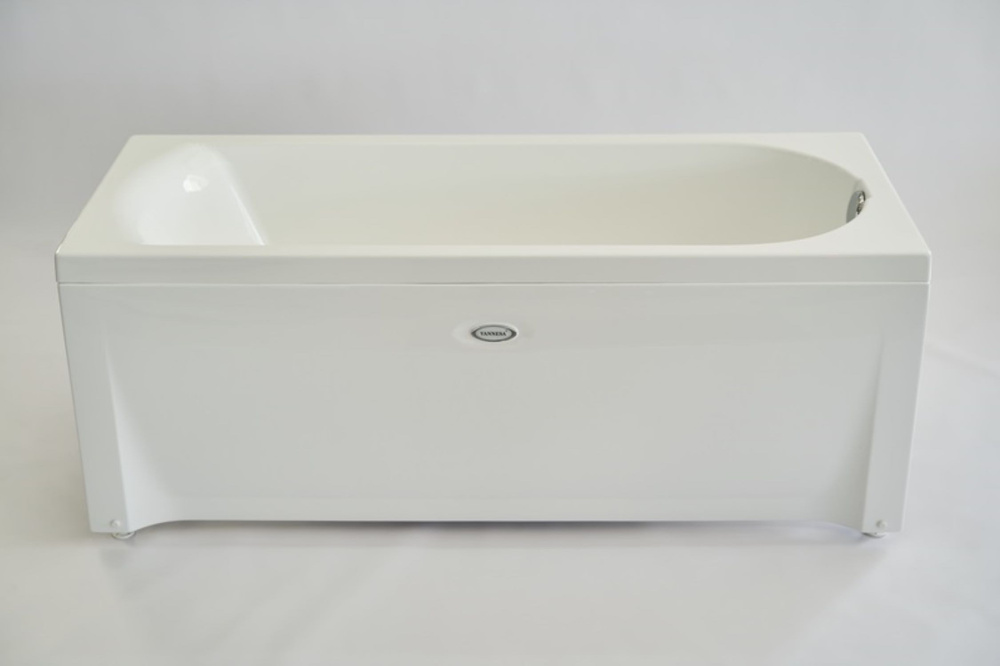 Акриловая ванна Радомир Николь 180 на металлическом каркасе, слив перелив, фронтальная панель, торцевая #1