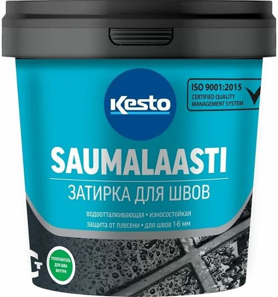KIILTO Затирка цементная Kesto Saumalaasti светло-коричневый 1 кг #1