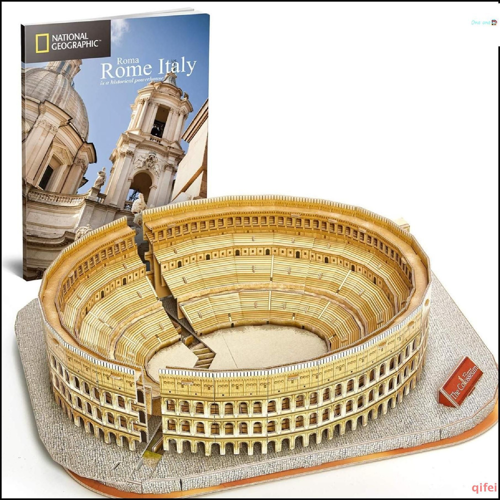 3Dпазлы для взрослых и детей, CubicFun National Geographic Colosseum