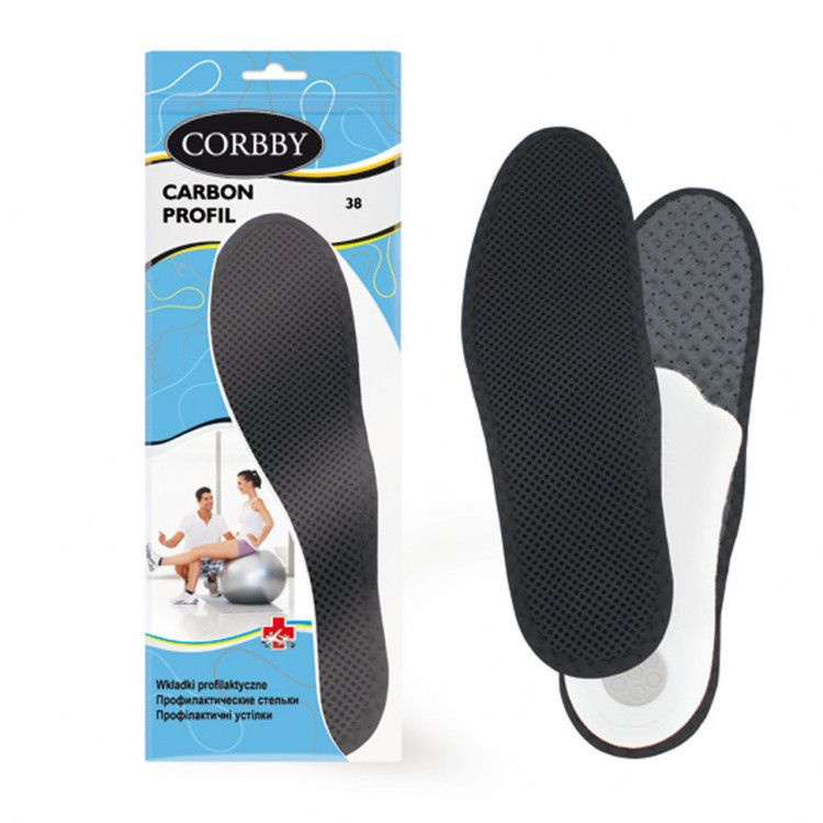 Стельки CORBBY повседневные Carbon Profil, 36 #1