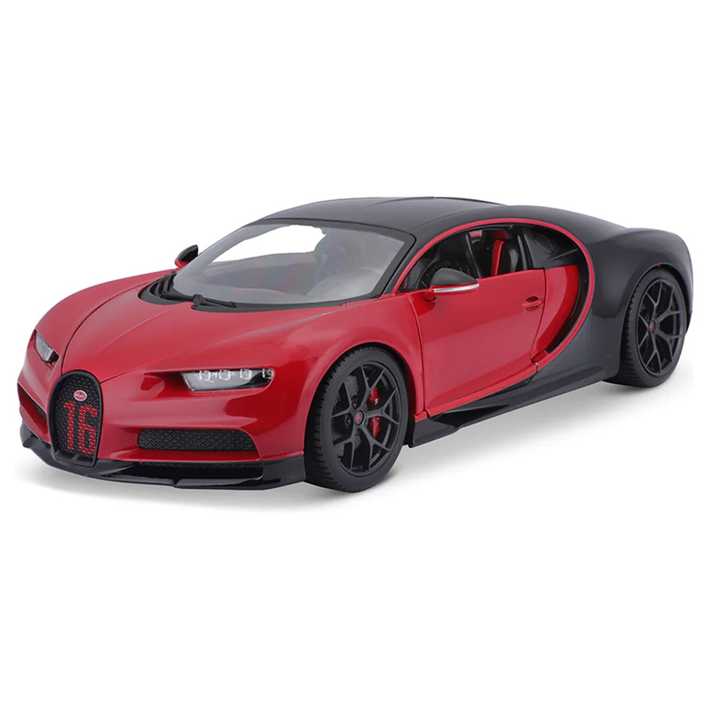 Коллекционная машинка металл модель Bugatti Chiron, 1:18,Bburago,18-11044RD  - купить с доставкой по выгодным ценам в интернет-магазине OZON (1449555942)