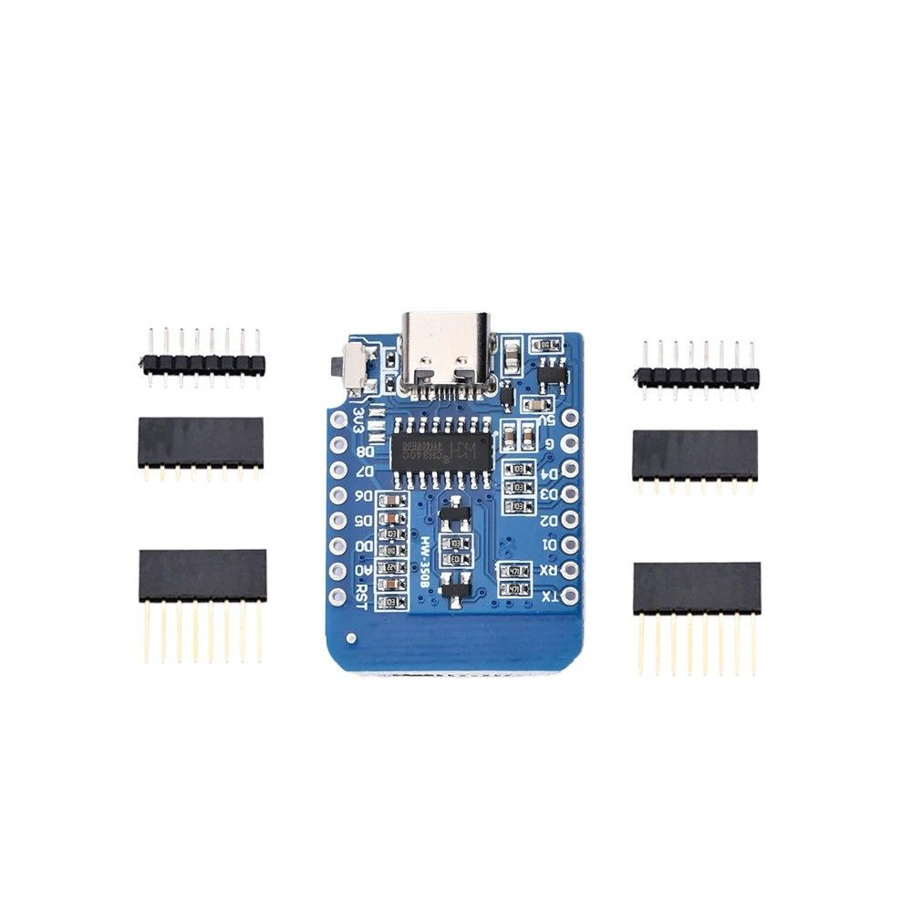 Контроллер Wemos D1 mini ESP8266 с разъемом TYPE-C - купить с доставкой ...