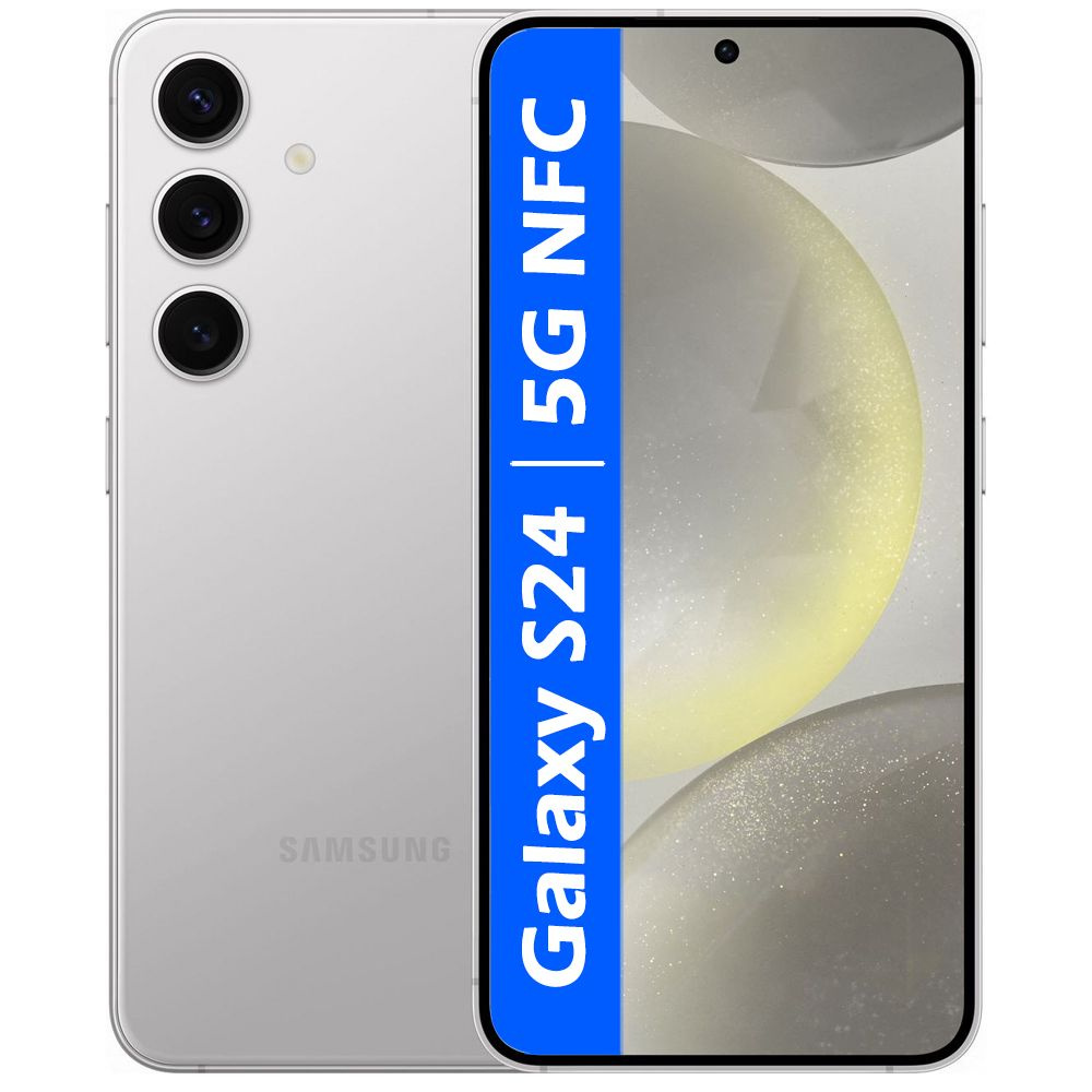 Samsung Смартфон РОСТЕСТ(ЕВРОТЕСТ) Galaxy S24 5G NFC 12/256 ГБ, серый