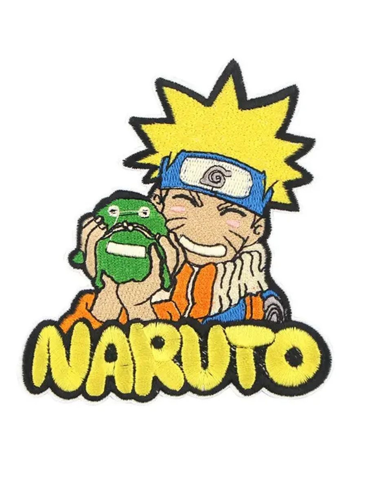 Нашивка термо Наруто и Жаба Гама чан из аниме Naruto #1