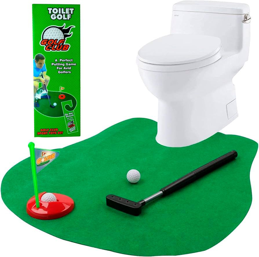 Гольф для туалета Golf Club Toilet - купить с доставкой по выгодным ценам в  интернет-магазине OZON (372114359)