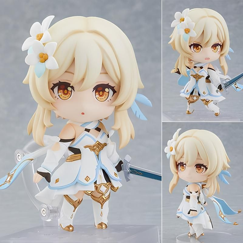 фигурка геншин импакт Люмин / Genshin Impact Lumine Nendoroid (10см) 1718 #1