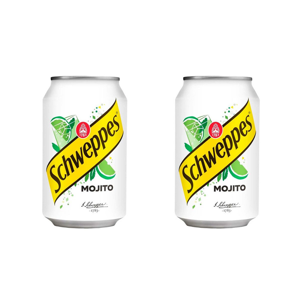 Напиток, газированный Schweppes Mojito, ж/б 2 шт. по 330 мл #1