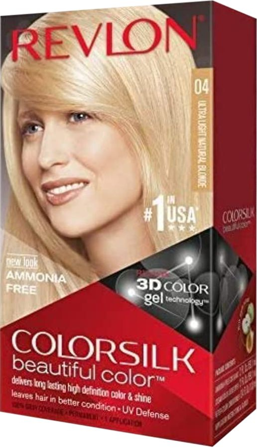 Краска для волос Revlon Colorsilk 04 Ultra Light Blonde 130мл #1