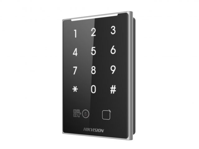 Считыватель с поддержкой Bluetooth, ПИН-код, QR-код Hikvision DS-K1109DKB-QR  #1