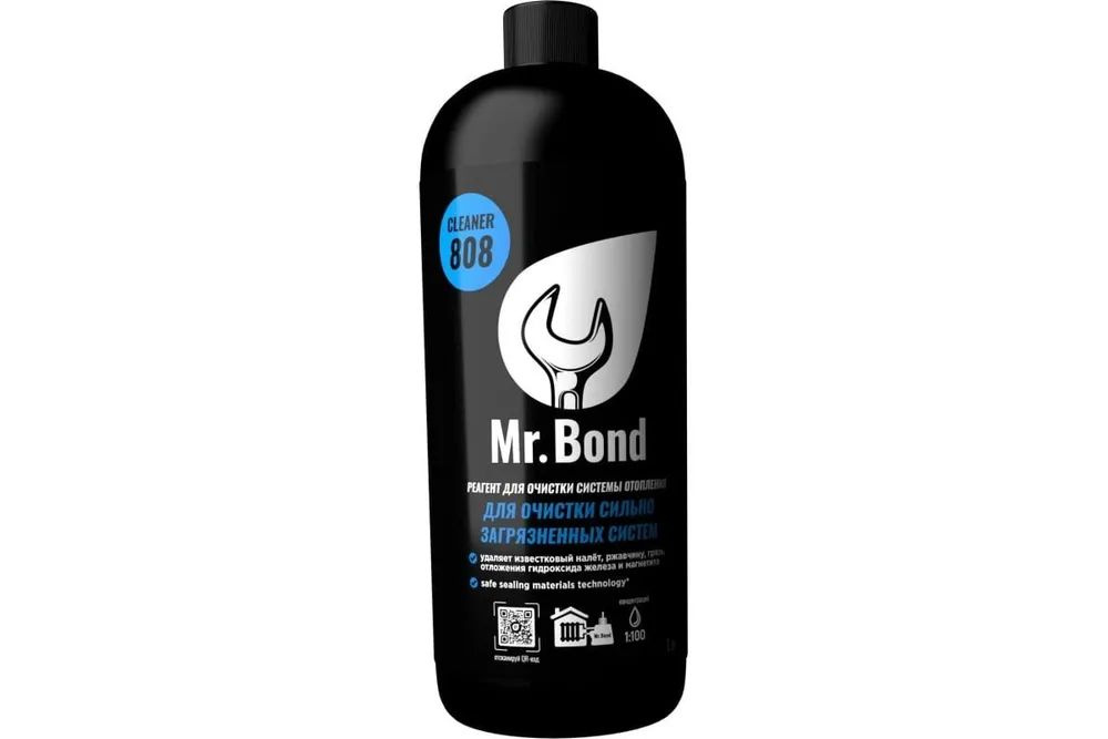 Реагент для очистки сильно загрязненных систем отопления на воде Mr.Bond Cleaner 808  #1