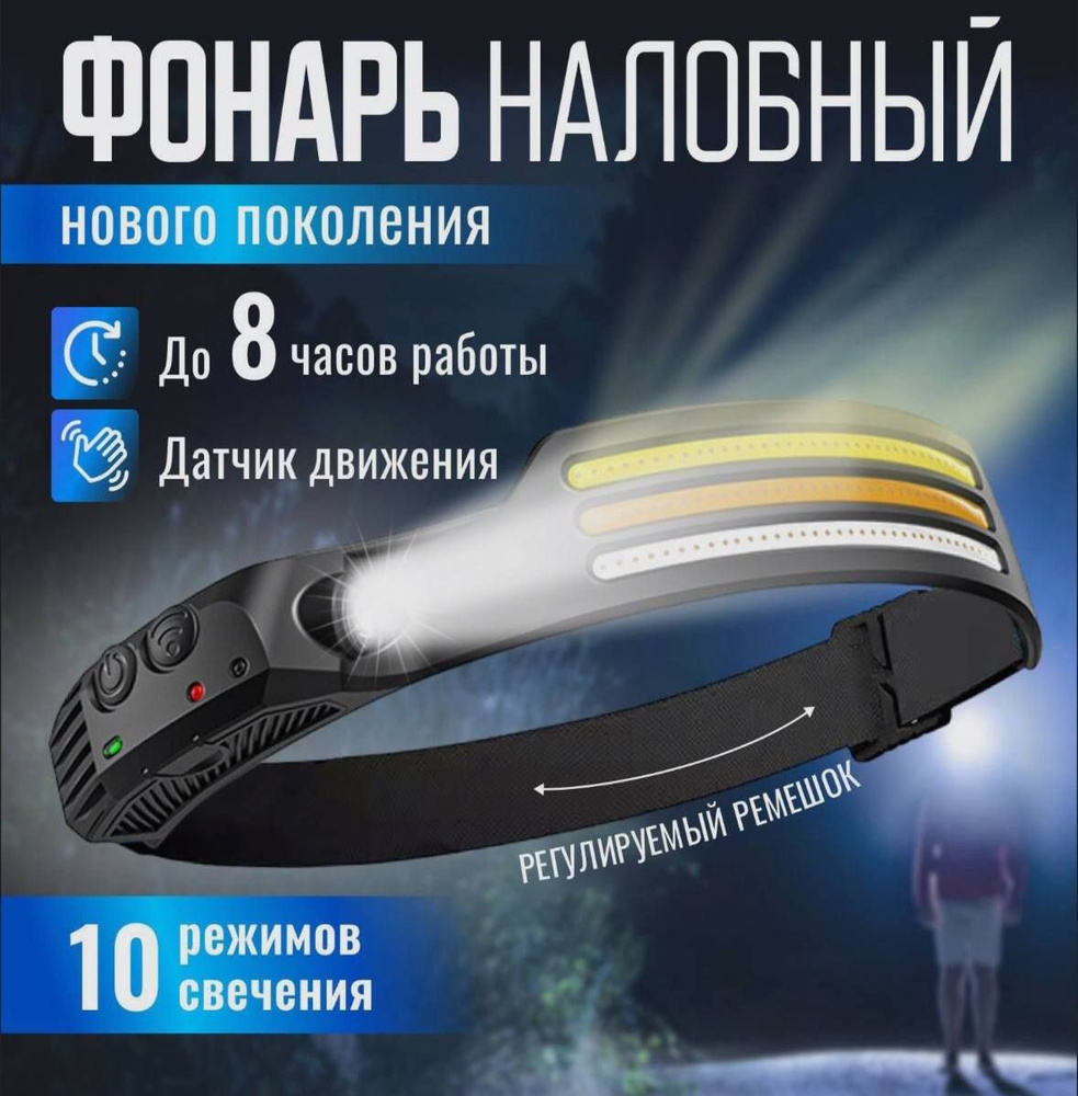 induction headlamp Налобный фонарь - купить с доставкой по выгодным ...