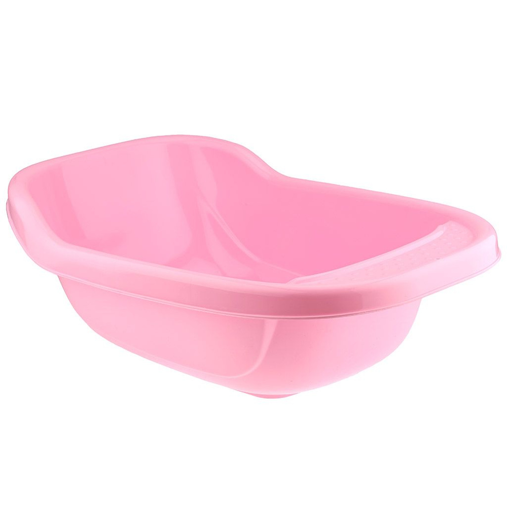 Ванночка для ванной из полипропилена 76х47х24,5см, усиленная, розовый  #1