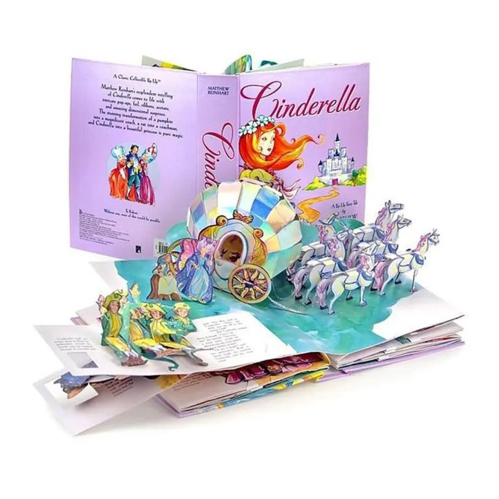 Cinderella: Pop-Up Book - Золушка. Книга-панорама-zd Sabuda Robert, Сабуда Роберт Sabuda Robert | Sabuda #1