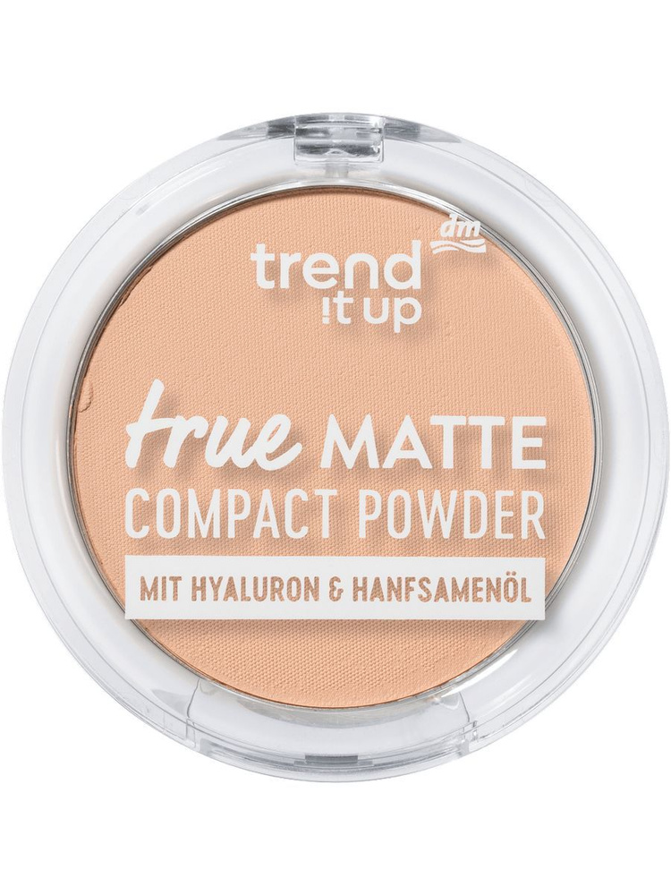 Пудра trend !t up Puder Kompakt True Matte Dunkel Beige 040 #1