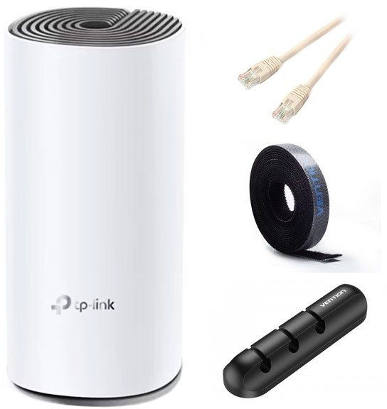 Роутер TP-Link Deco E4 1-pack - Mesh Wi-Fi система + комплект ...
