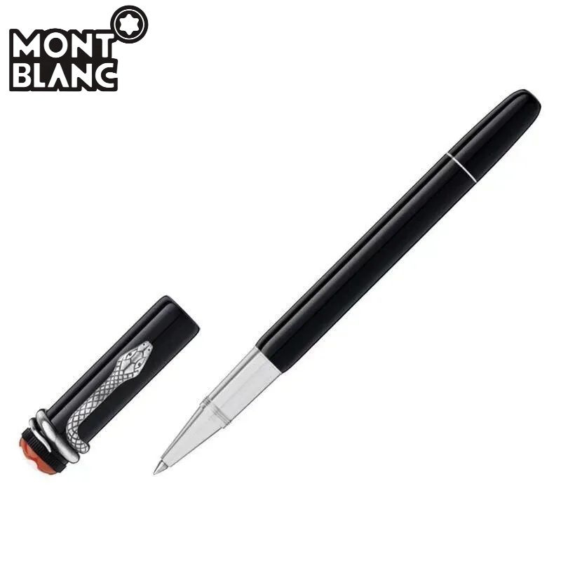 Montblanc Ручка Шариковая, Роллер, толщина линии: 0.7 мм, цвет: Черный  #1