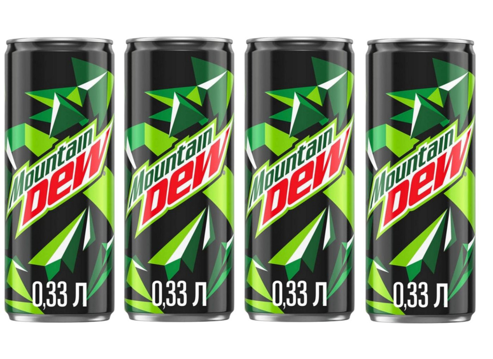 Газированный напиток Маунтин Дью 4шт 330мл (Польша) - купить с ...