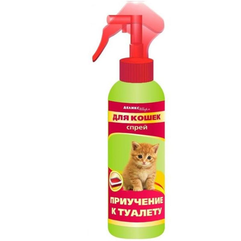 Спрей "Деликс Шарм" приучение к туалету, для котят и кошек - купить с ...