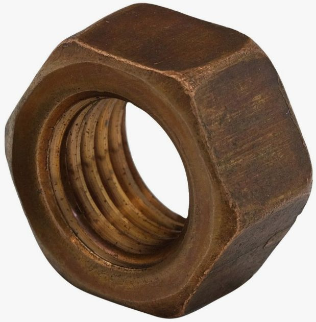 Гайка шестигранная М16 шаг резьбы 2мм DIN 934 медная Sorrex OY - купить ...