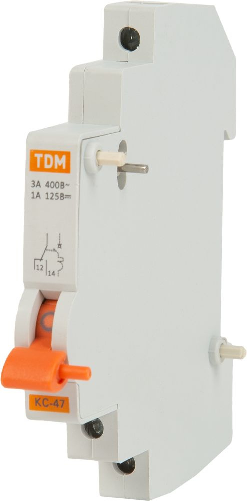 Купить Контакт дополнительный TDM Electric КС47 на DIN-рейку по низкой ...